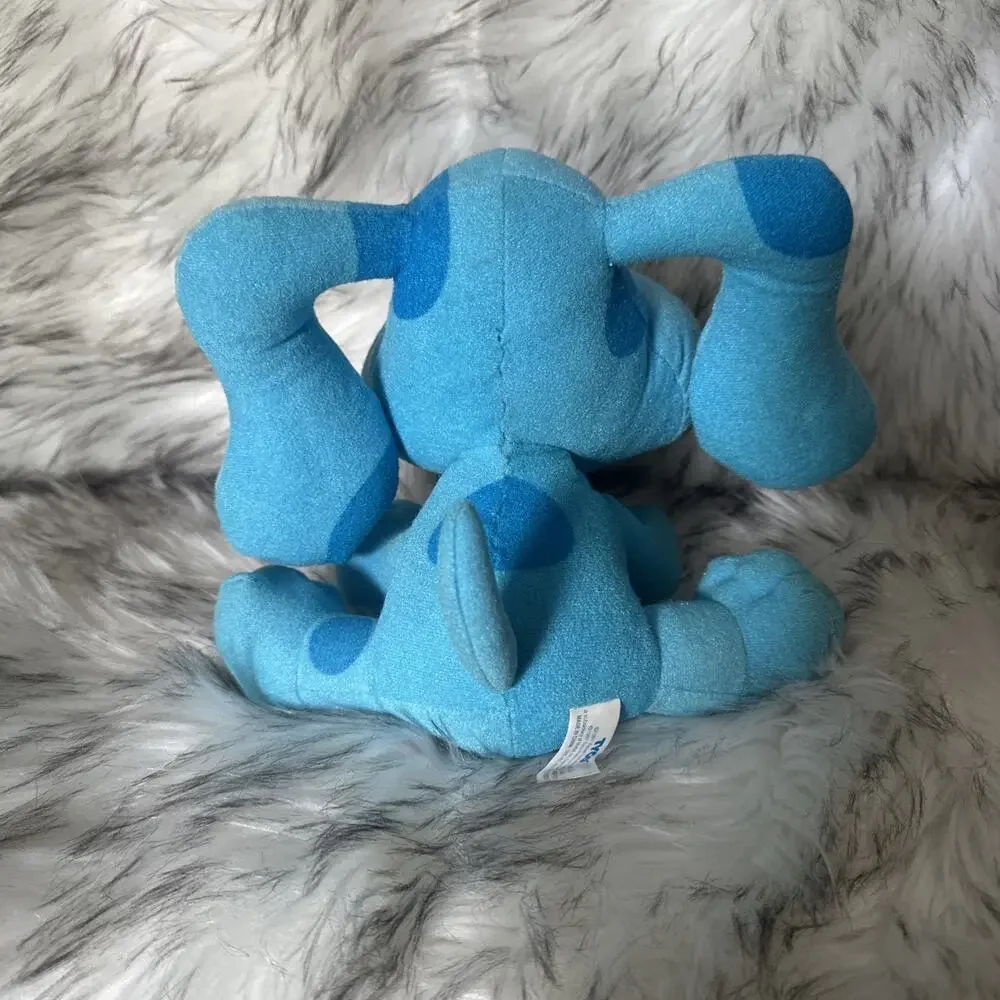 Vintage 1997 Viacom Blues Clues 8” Tyco Plush Dog Stuffed Toy